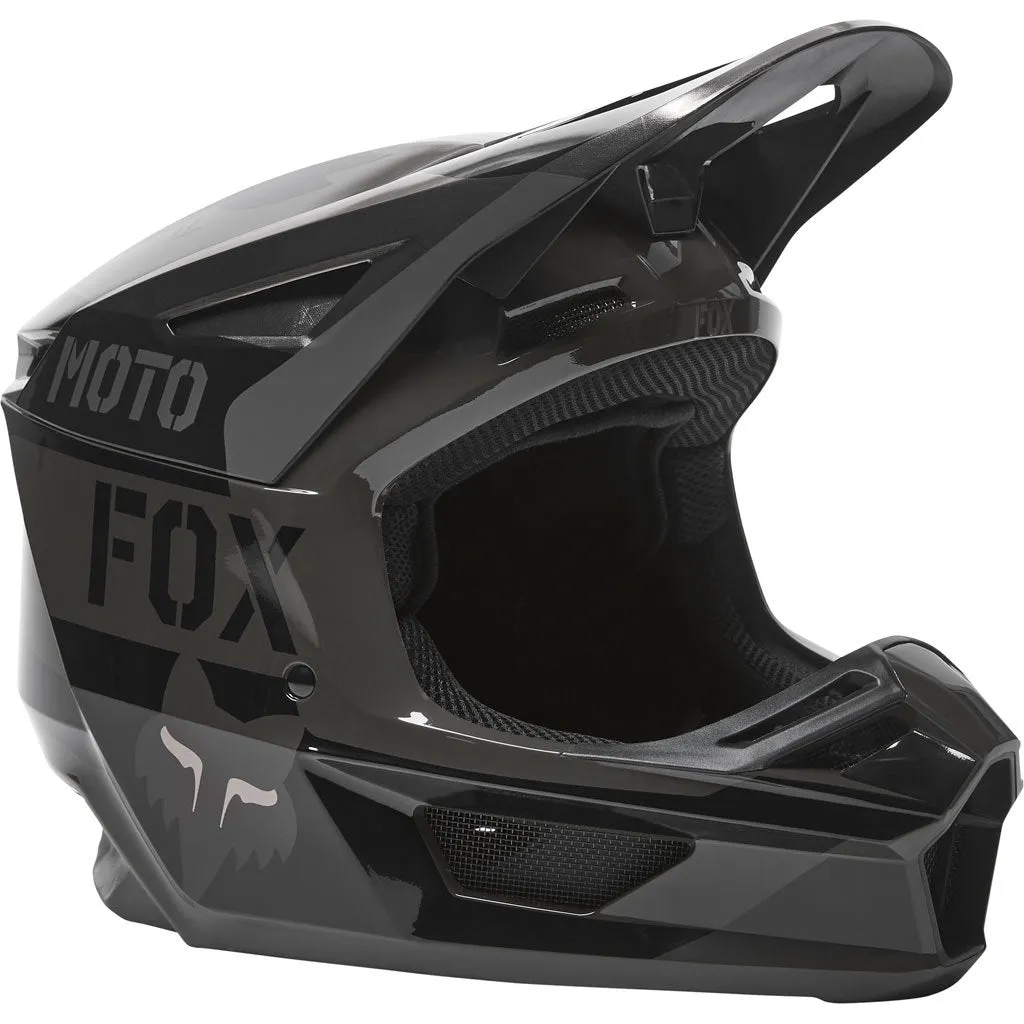Fox - 2022 V2 Nobyl Black Helmet