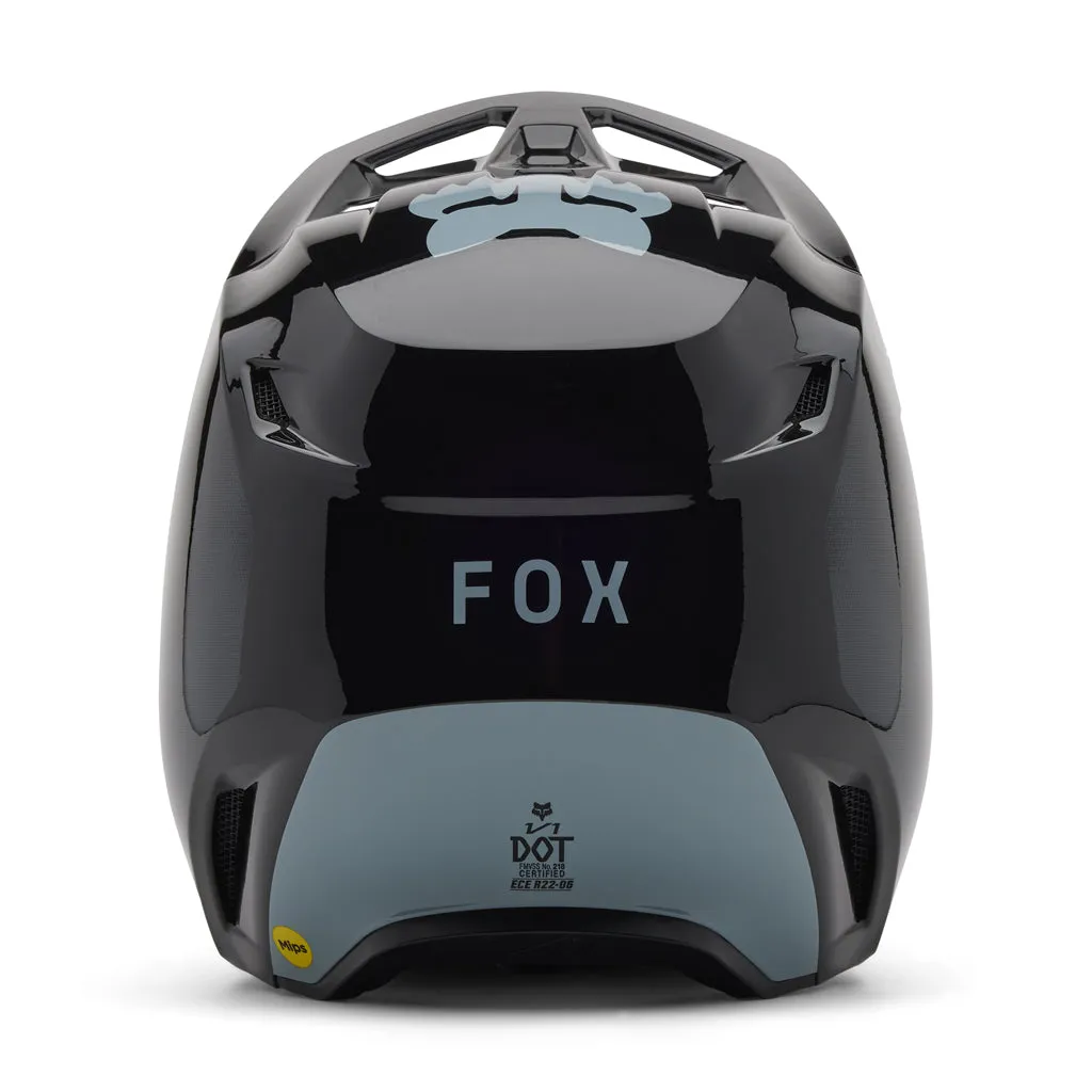 Fox - 2025 Youth V1 Black Taunt Helmet