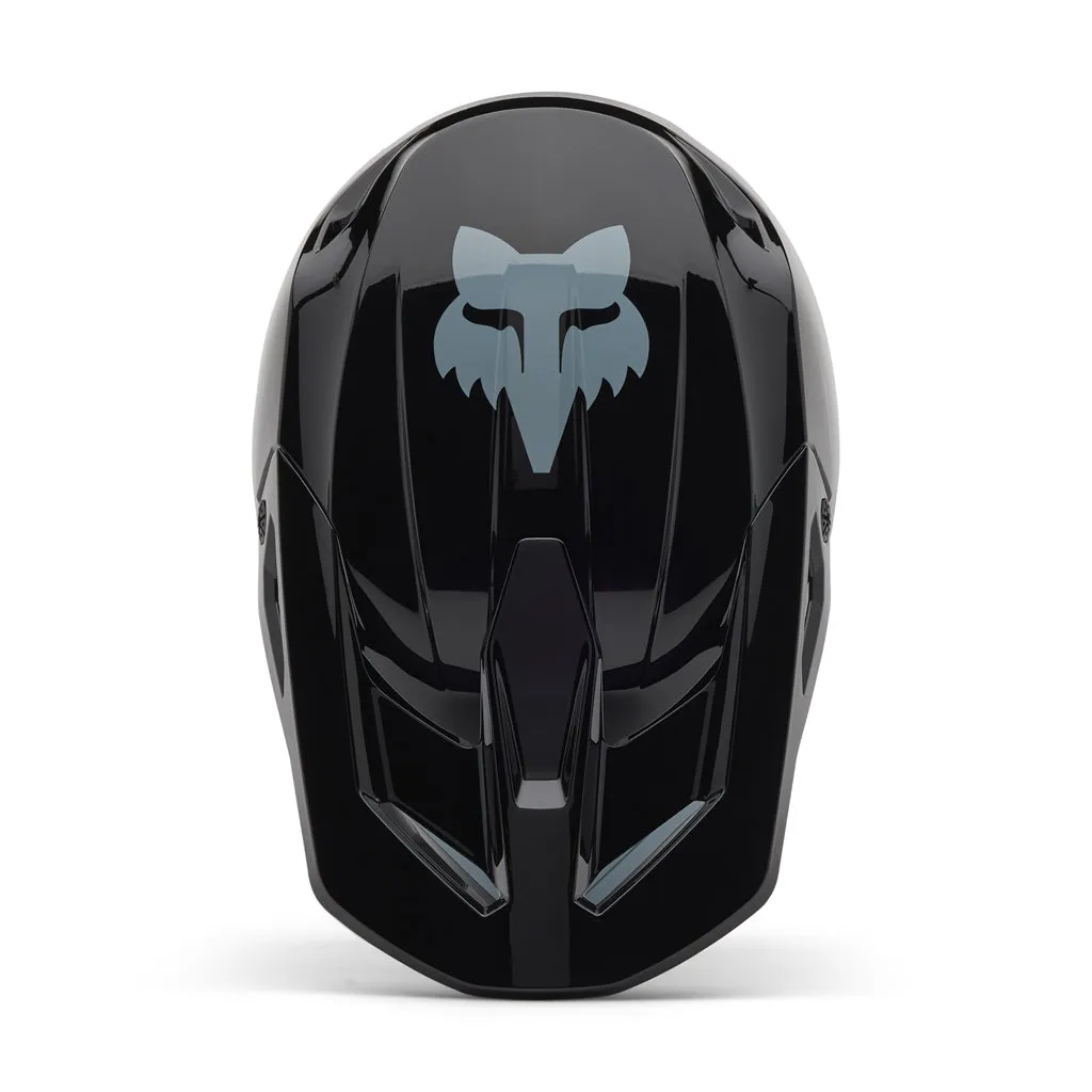 Fox - 2025 Youth V1 Black Taunt Helmet