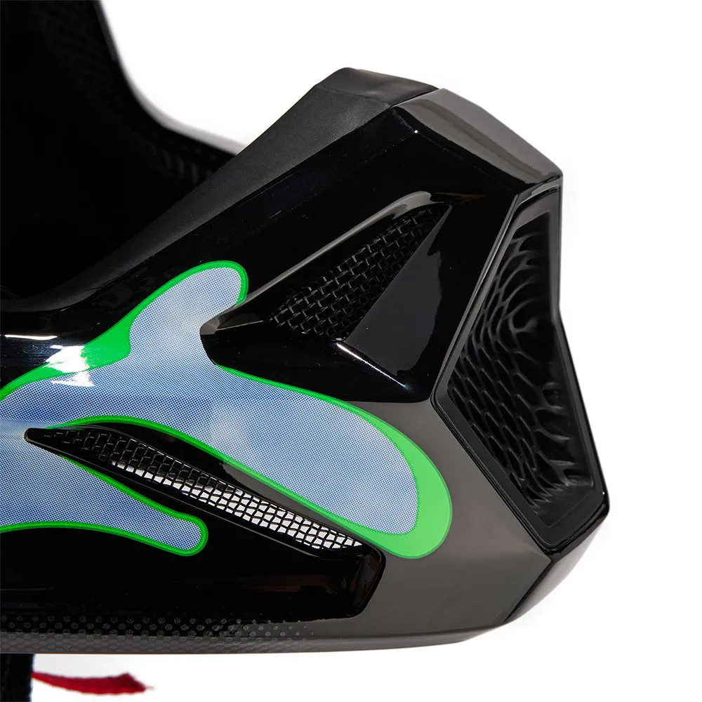 FOX V1 ATLAS HELMET MIPS CE [BLACK/GREEN]