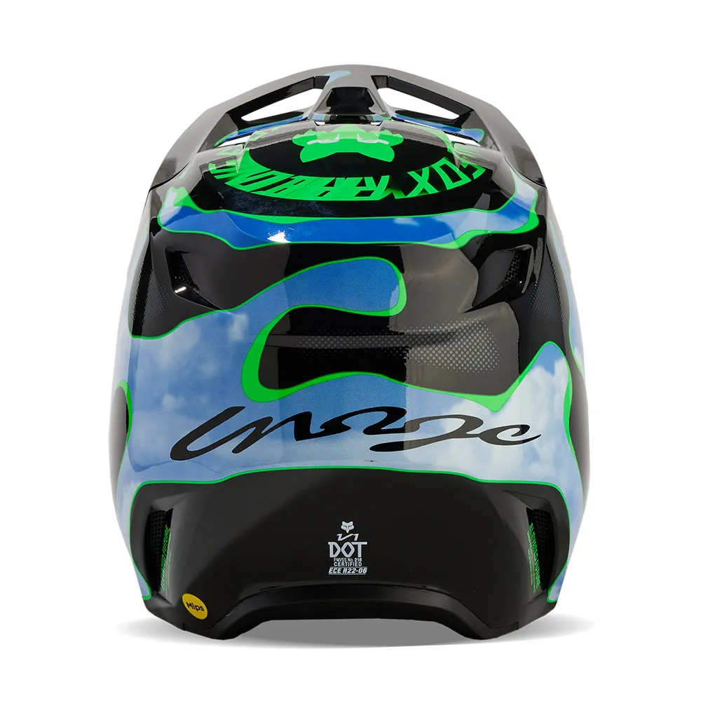 FOX V1 ATLAS HELMET MIPS CE [BLACK/GREEN]