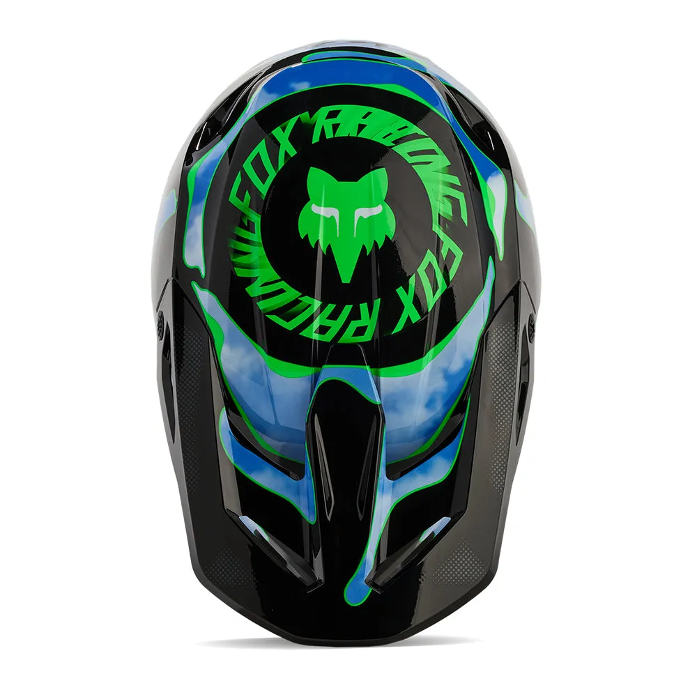 FOX V1 ATLAS HELMET MIPS CE [BLACK/GREEN]