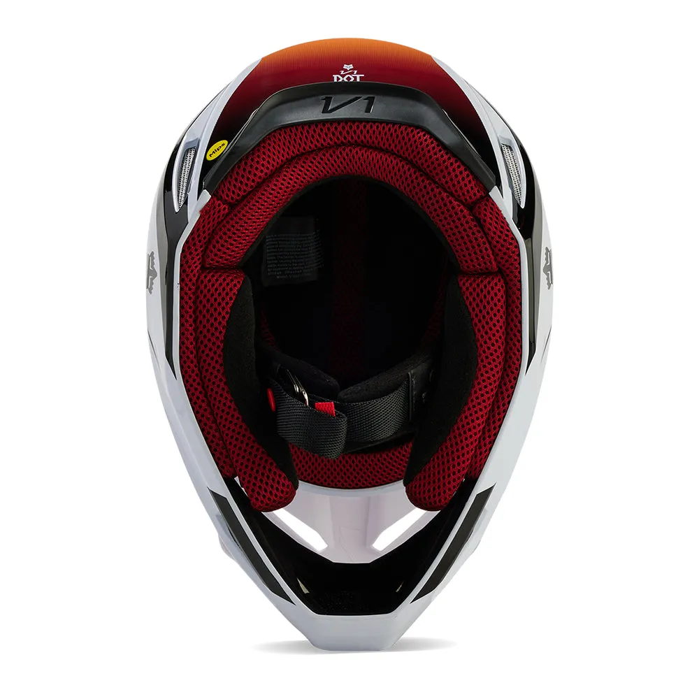 FOX V1 FLORA HELMET MIPS CE [WHITE/BLACK]