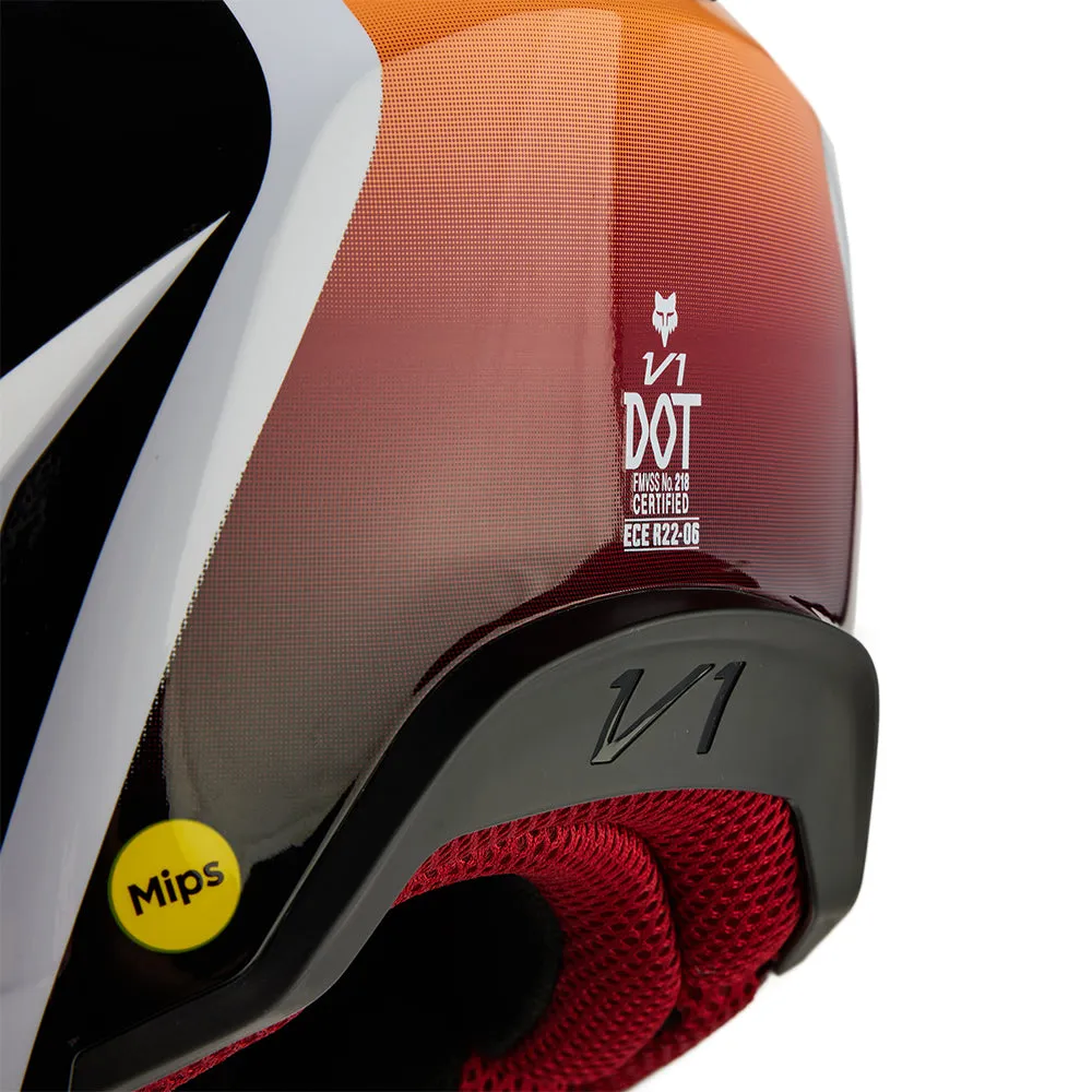 FOX V1 FLORA HELMET MIPS CE [WHITE/BLACK]