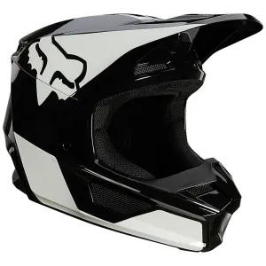 FOX YOUTH MIPS V1 REVN HELMET ECE [BLACK/WHITE]