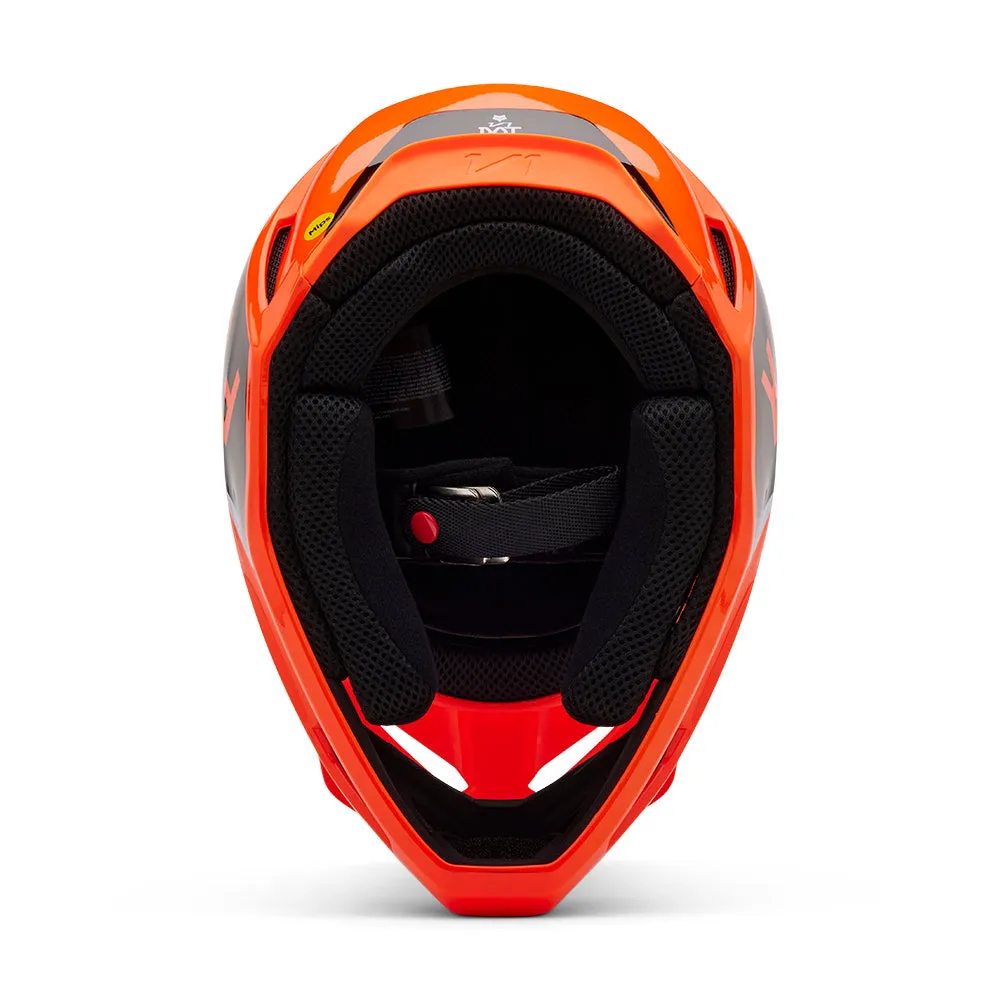 FOX YOUTH V1 LEAN HELMET MIPS CE [FLO ORANGE]