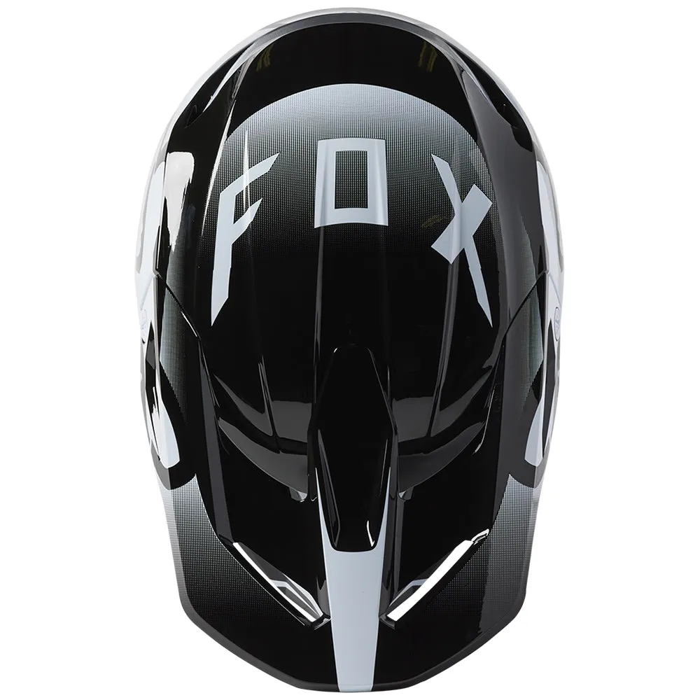 FOX YOUTH V1 LEED HELMET MIPS ECE [BLACK/WHITE]