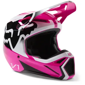 FOX YOUTH V1 LEED HELMET MIPS ECE [PINK] YS