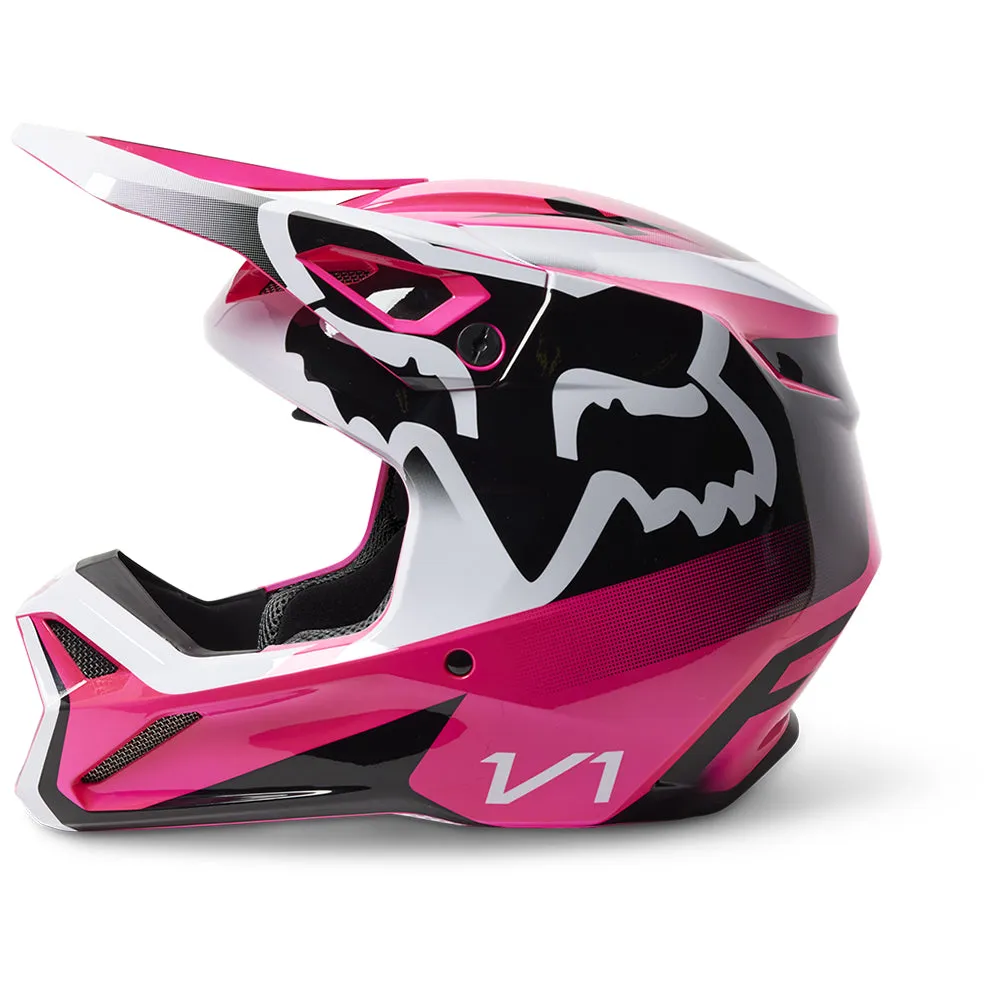 FOX YOUTH V1 LEED HELMET MIPS ECE [PINK] YS