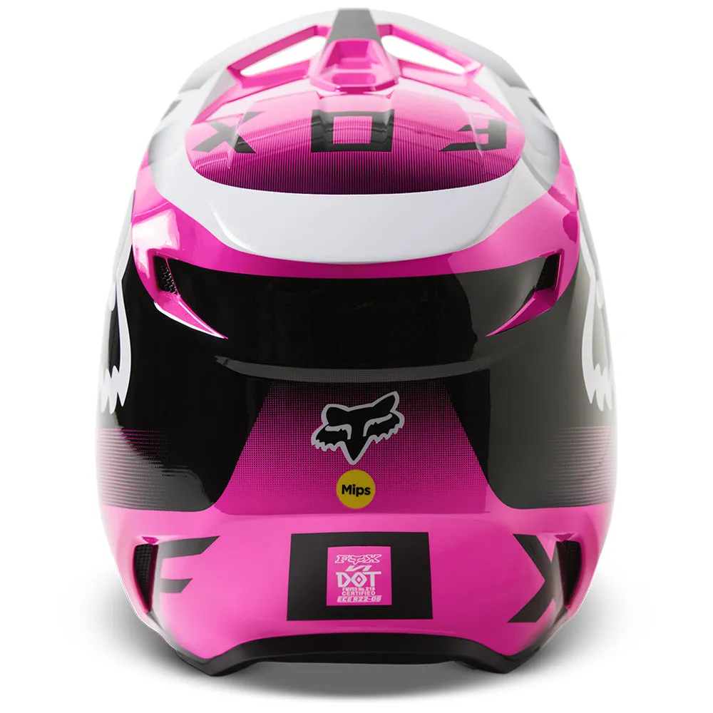 FOX YOUTH V1 LEED HELMET MIPS ECE [PINK] YS