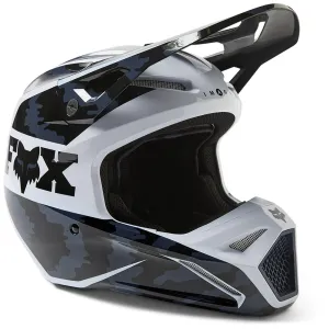 FOX YOUTH V1 NUKLR HELMET MIPS ECE [BLACK]