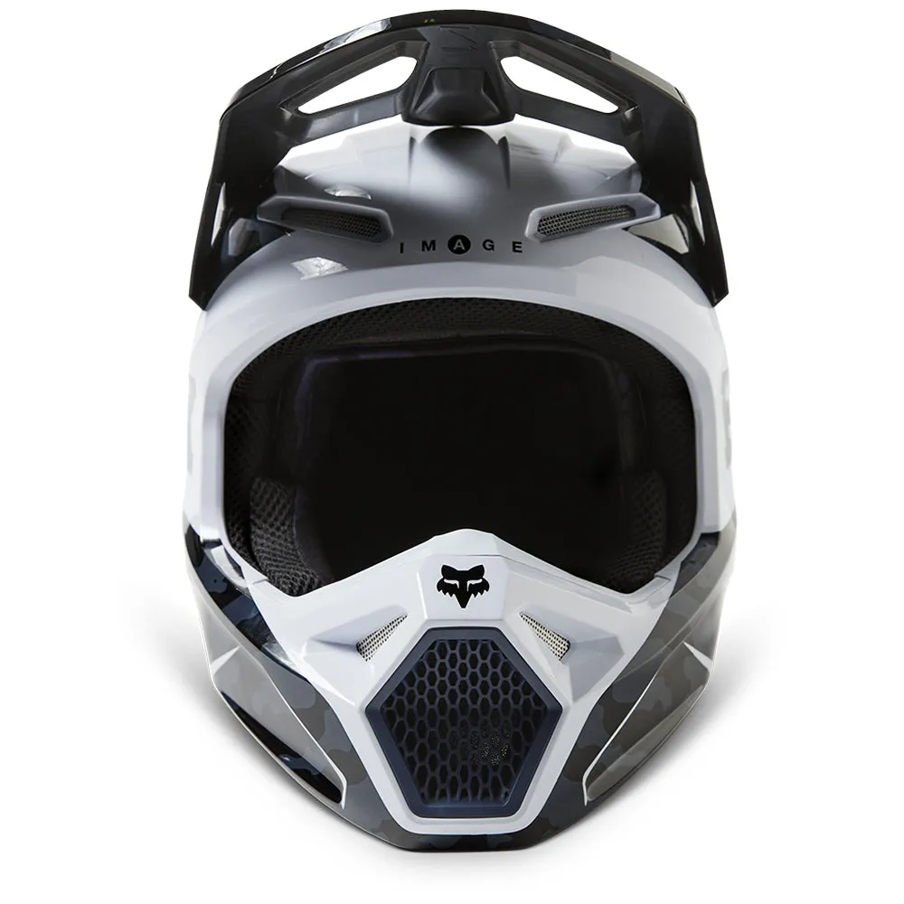FOX YOUTH V1 NUKLR HELMET MIPS ECE [BLACK]