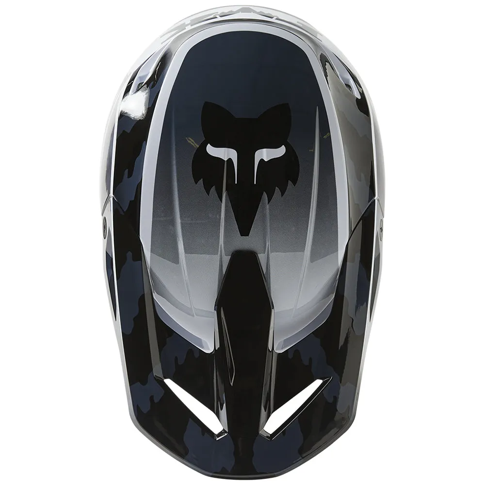 FOX YOUTH V1 NUKLR HELMET MIPS ECE [BLACK]