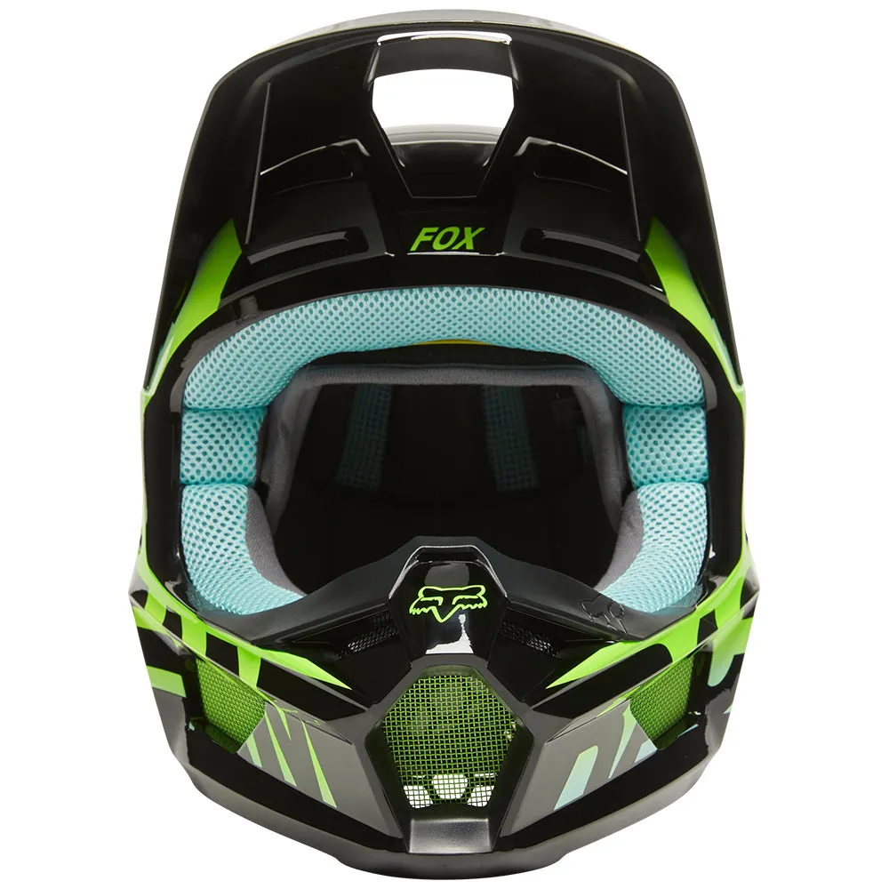 FOX YOUTH V1 TRICE HELMET ECE [TEAL]