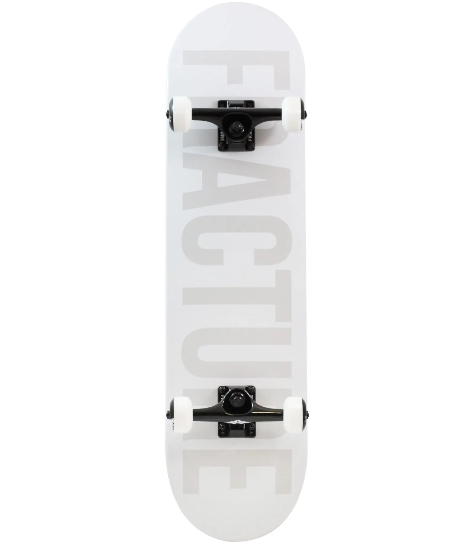 Fracture Fade White Complete Skateboard 8.0"