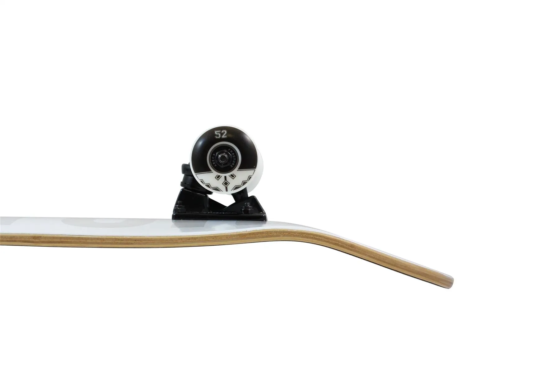 Fracture Fade White Complete Skateboard 8.0"