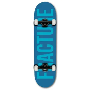 Fracture Skateboards Fade Blue Teal Complete Skateboard 8.25"