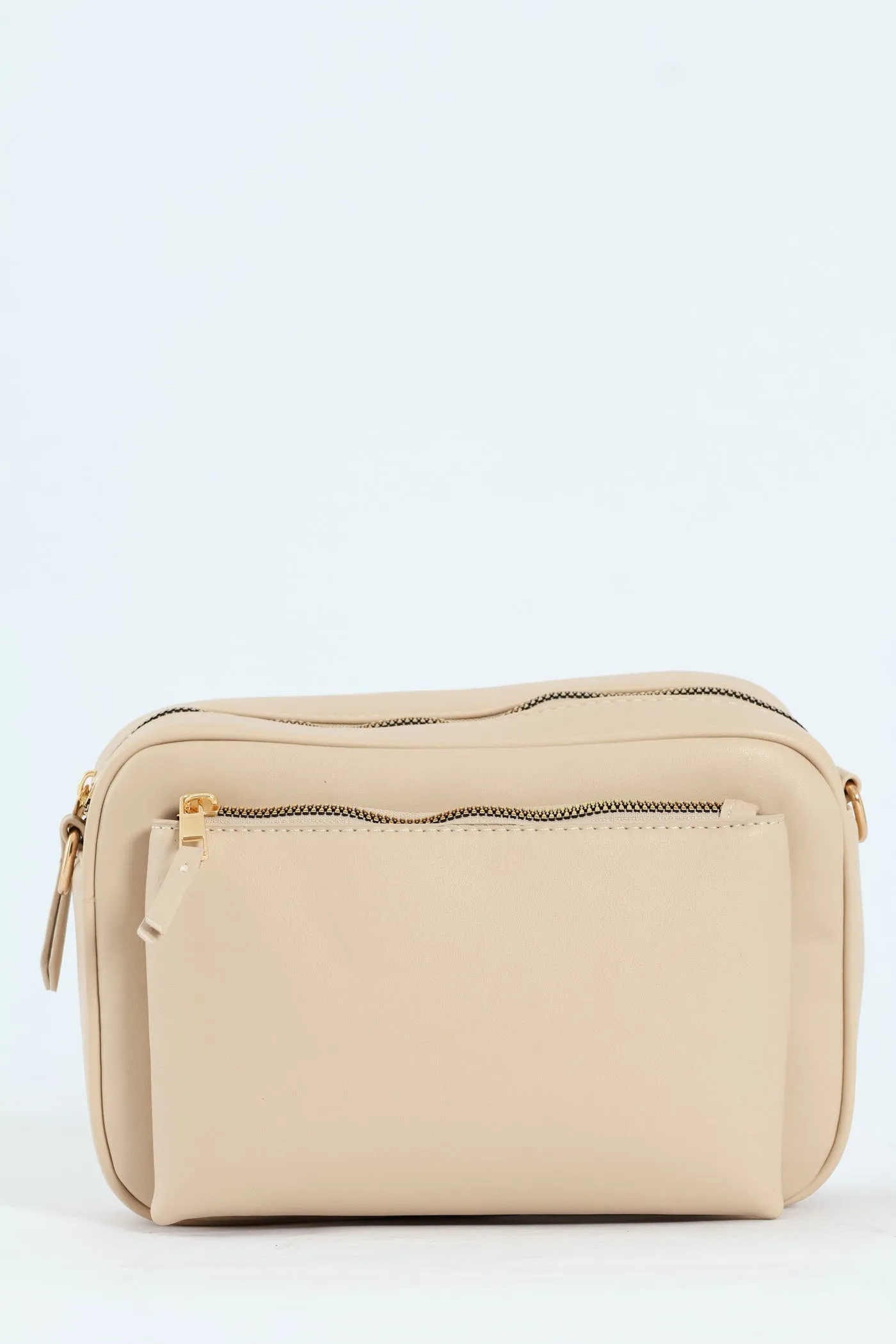 Front Pocket Camera Bag - Cream