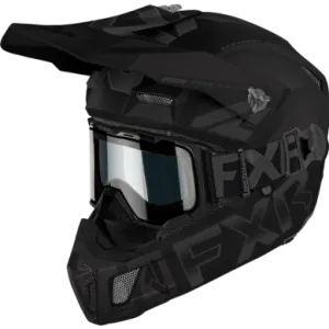 FXR Clutch Cold Stop QRS Helmet, Black Ops