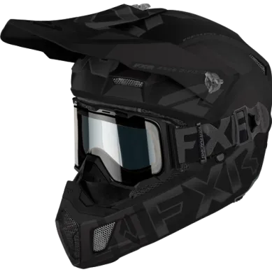 FXR Clutch Cold Stop QRS Helmet, Black Ops