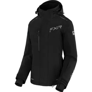 FXR Women's Edge Jacket, Black/Silver