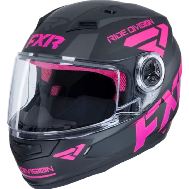 FXR Youth Nitro Core Helmet, Electric Pink
