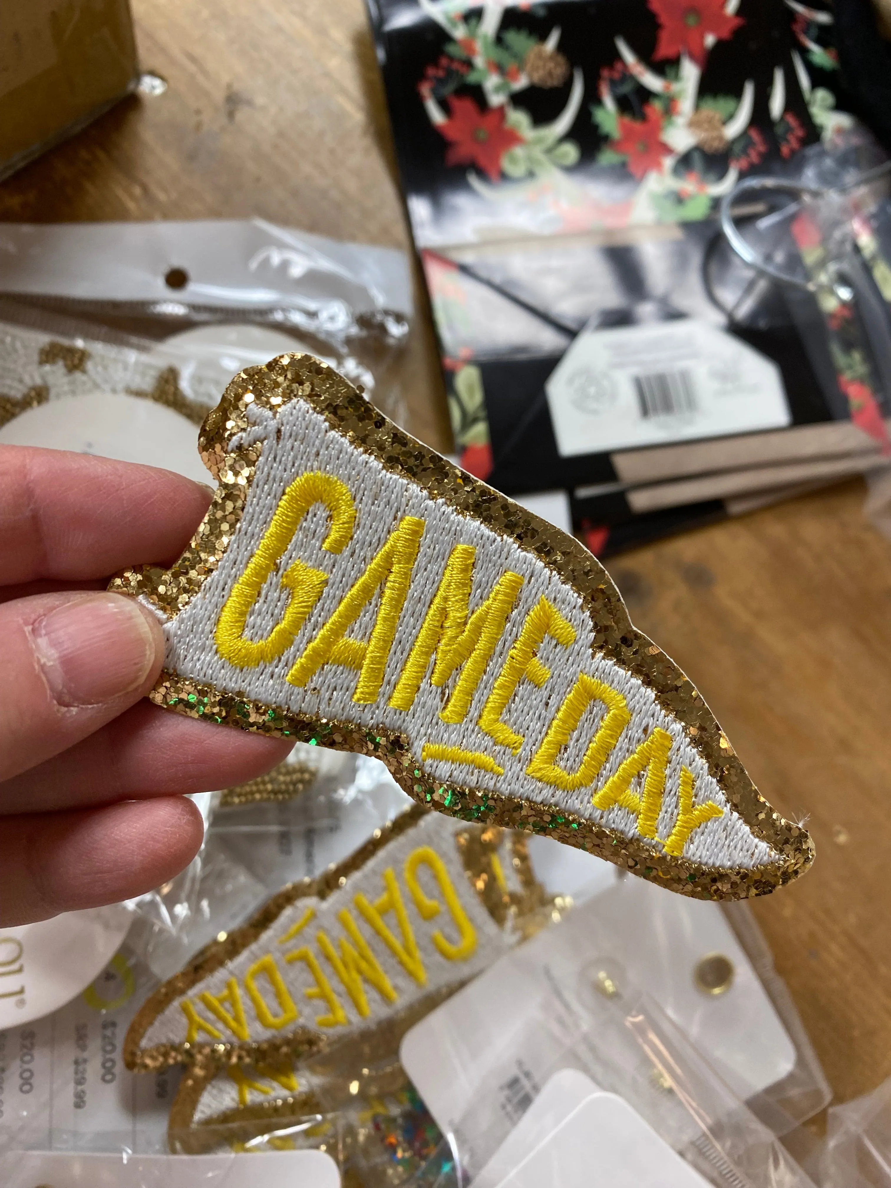 Game Day Pennant Patch