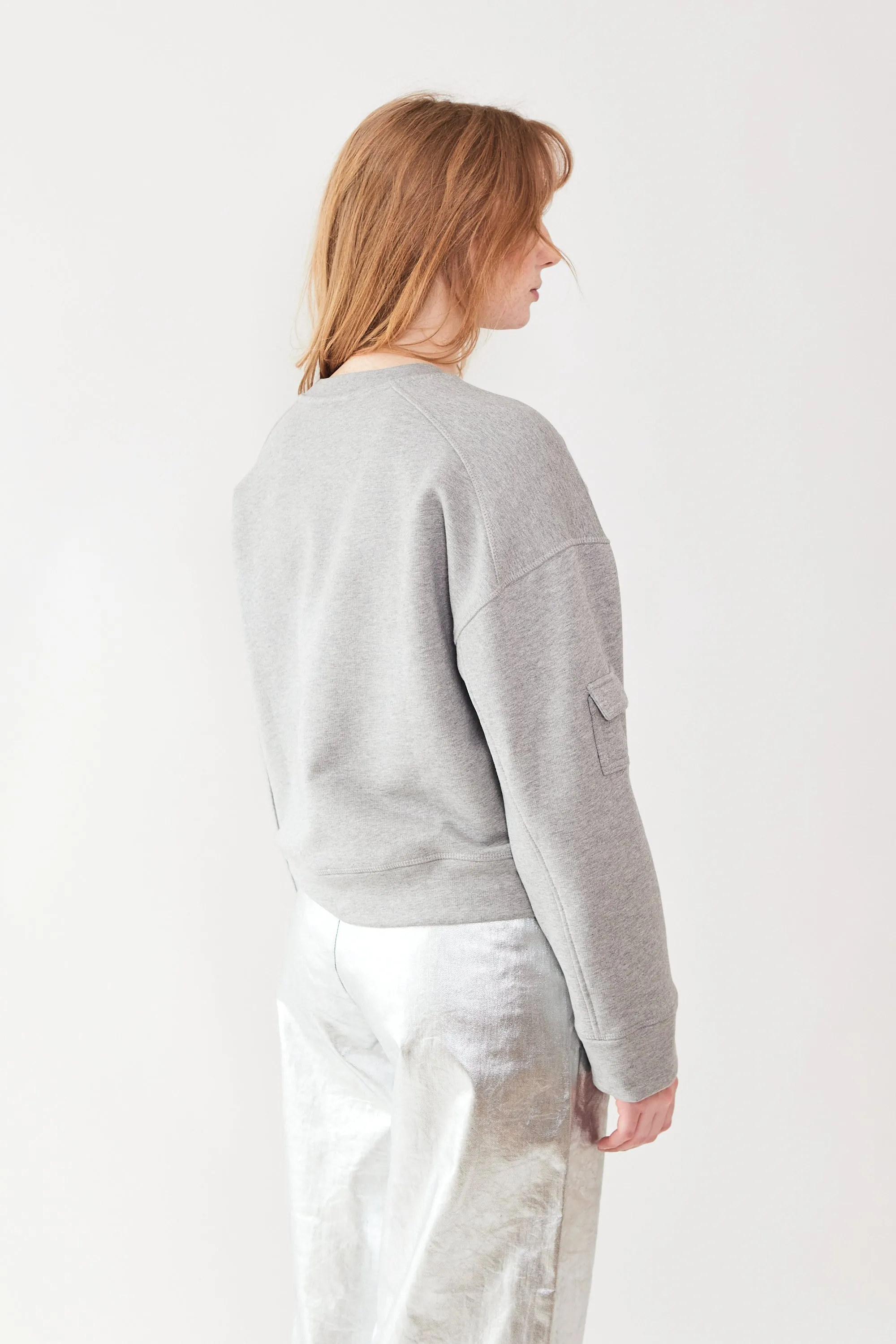 Ganni Heavy Terry Drop Shoulder Sweat