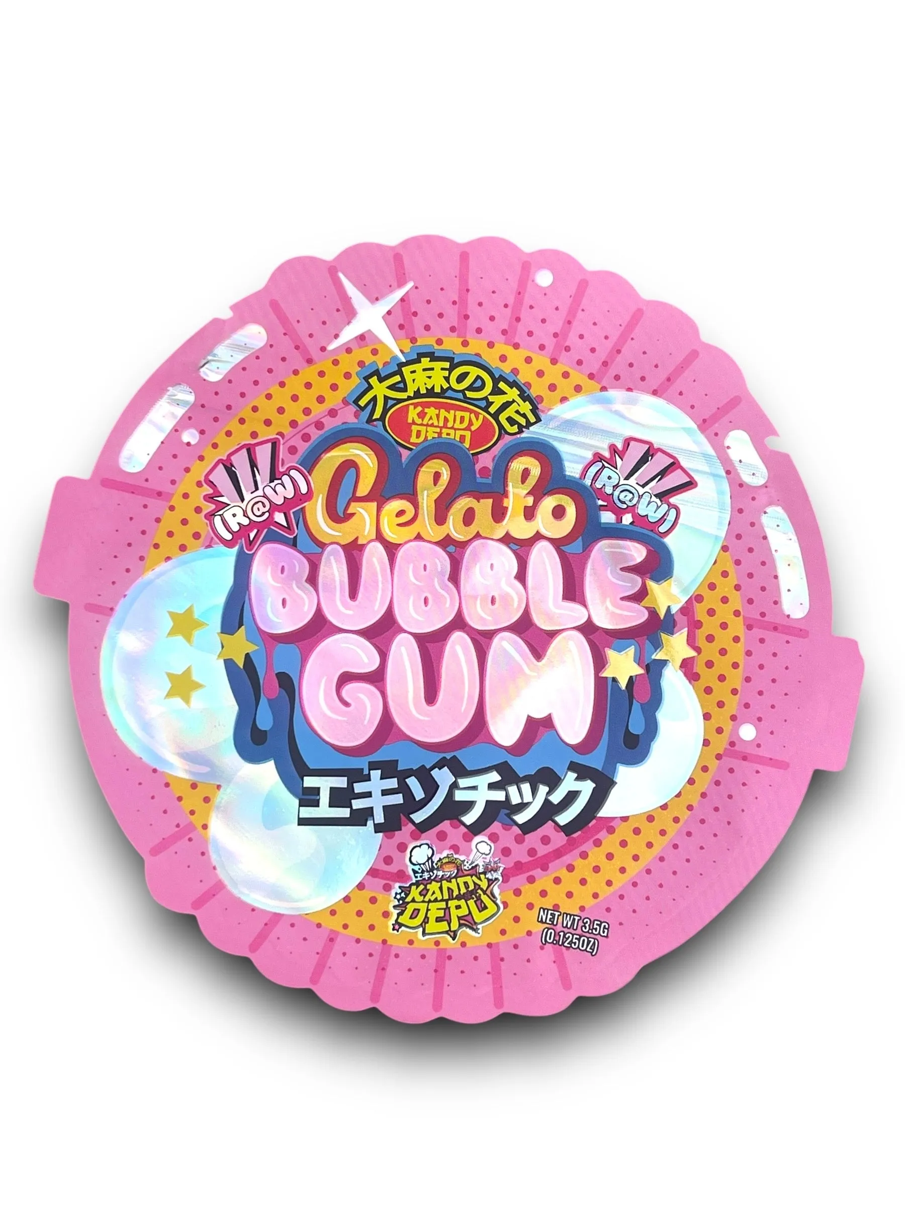 Gelato Bubblegum Mylar Bag 3.5 Grams Die Cut