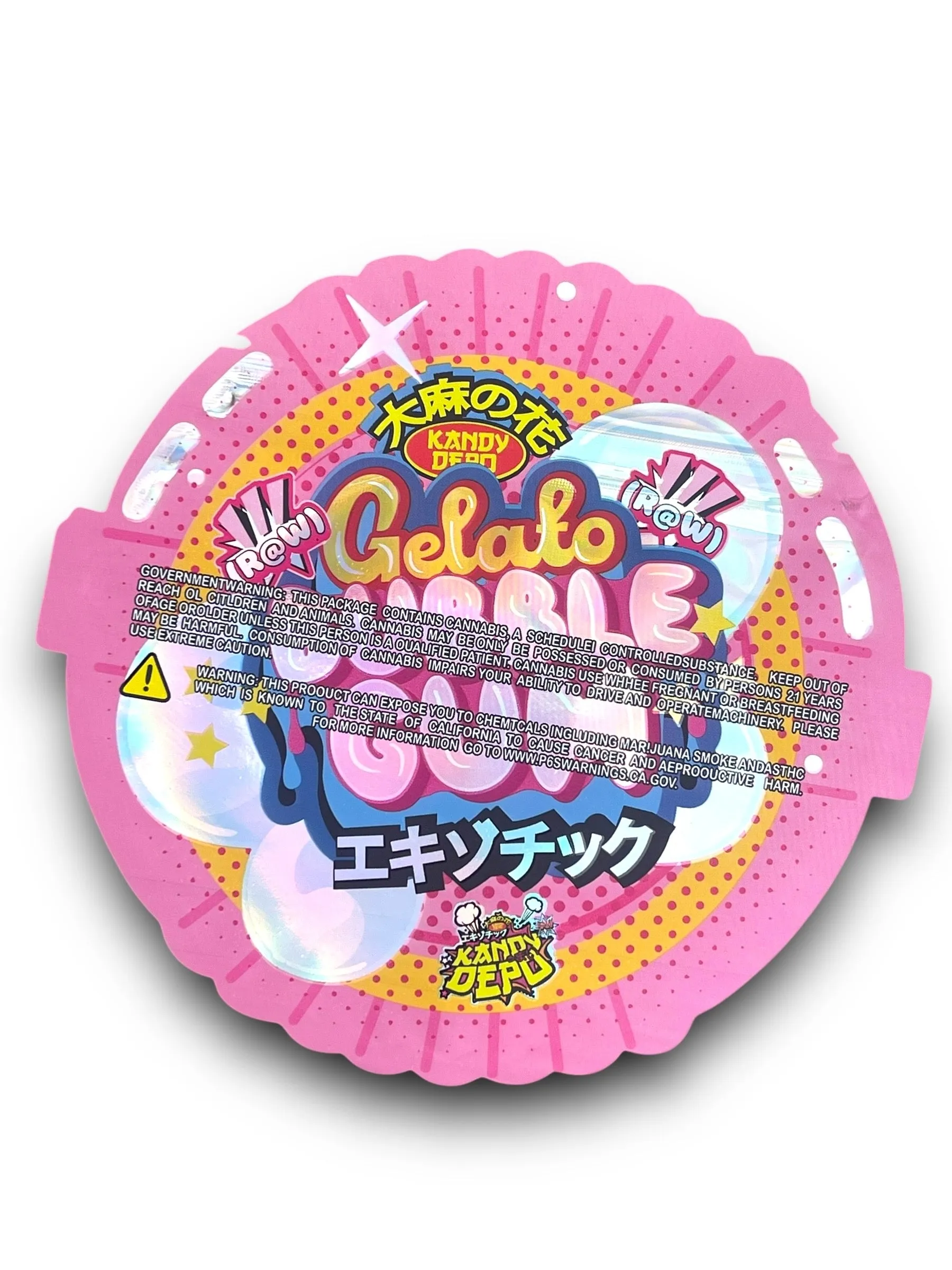 Gelato Bubblegum Mylar Bag 3.5 Grams Die Cut