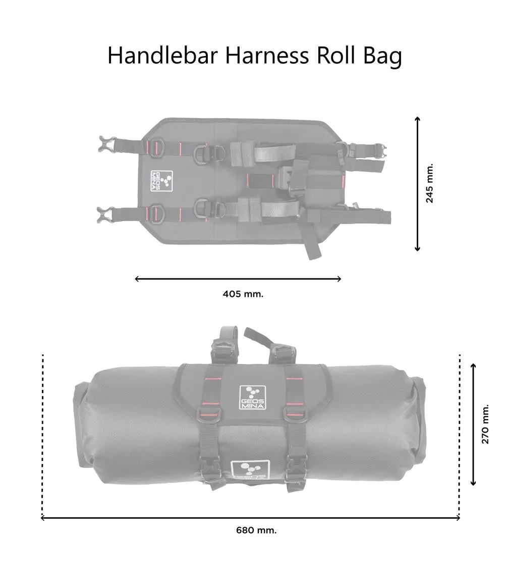 Geosmina Gen2 Handlebar Harness Roll Bag