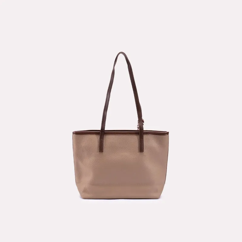 Gilded Light Brown Casual Shoulder Bags  0331190