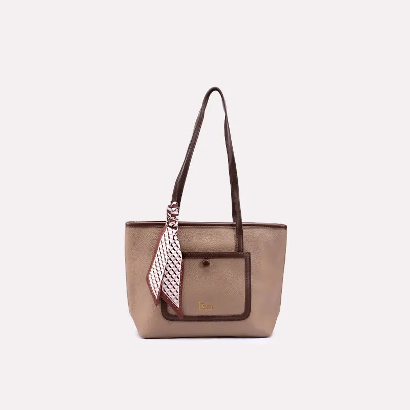 Gilded Light Brown Casual Shoulder Bags  0331190