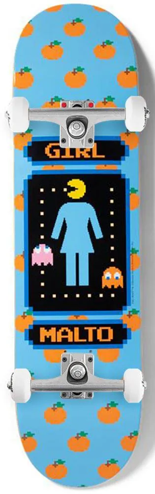 Girl Skateboard Pac-Man Sean Malto x Venom Custom Complete Skateboard - 8.25"
