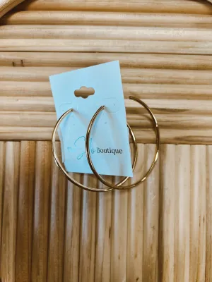 Girly Hollow Hoop Earrings