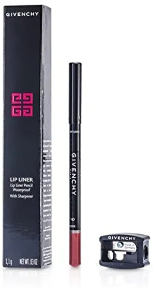 Givenchy 1.1g/0.03oz Lip Liner Pencil Waterproof (With Sharpener) - # 9 Lip Brown