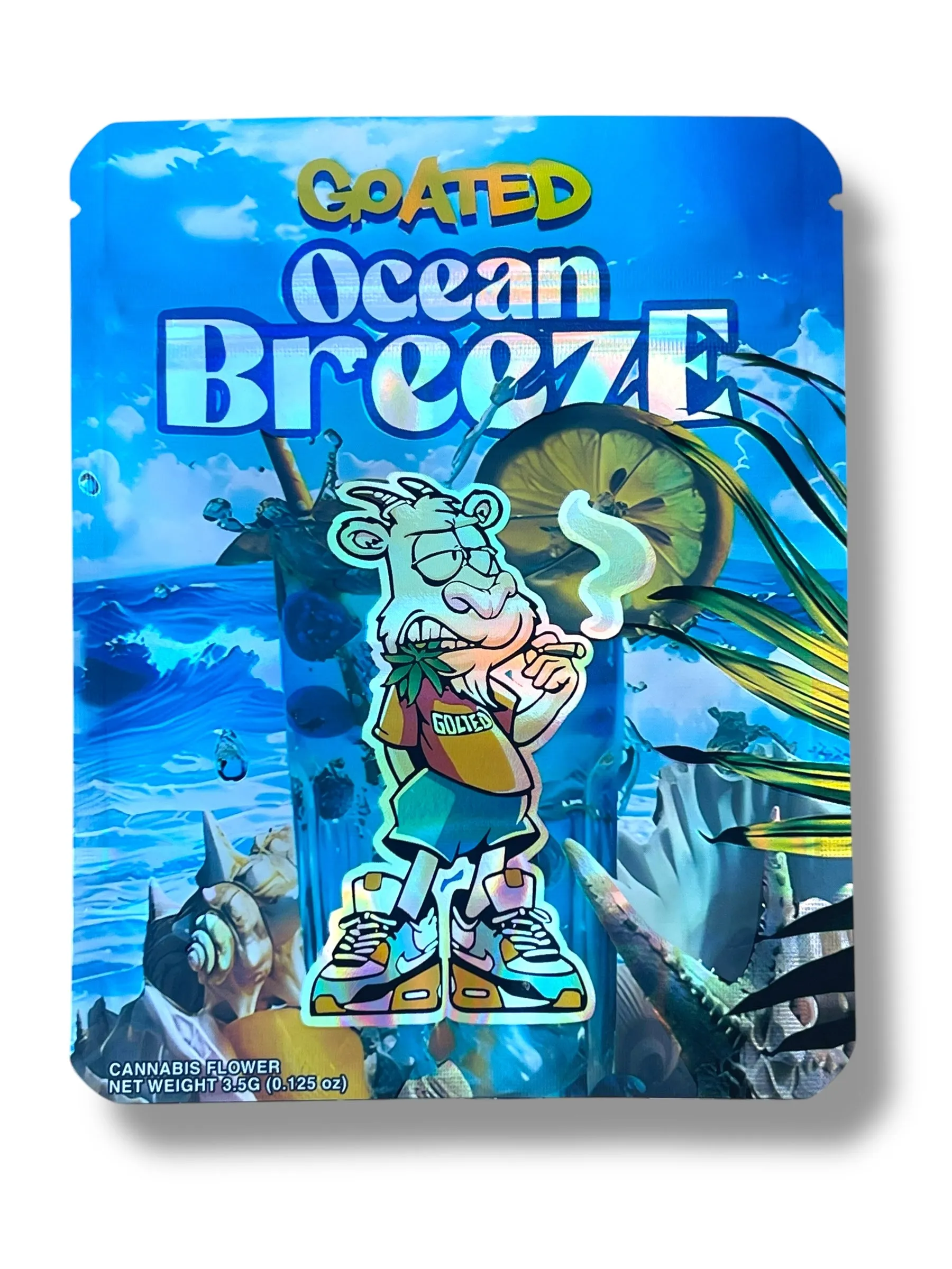 Goated Ocean Breeze Mylar Bag 3.5 Grams