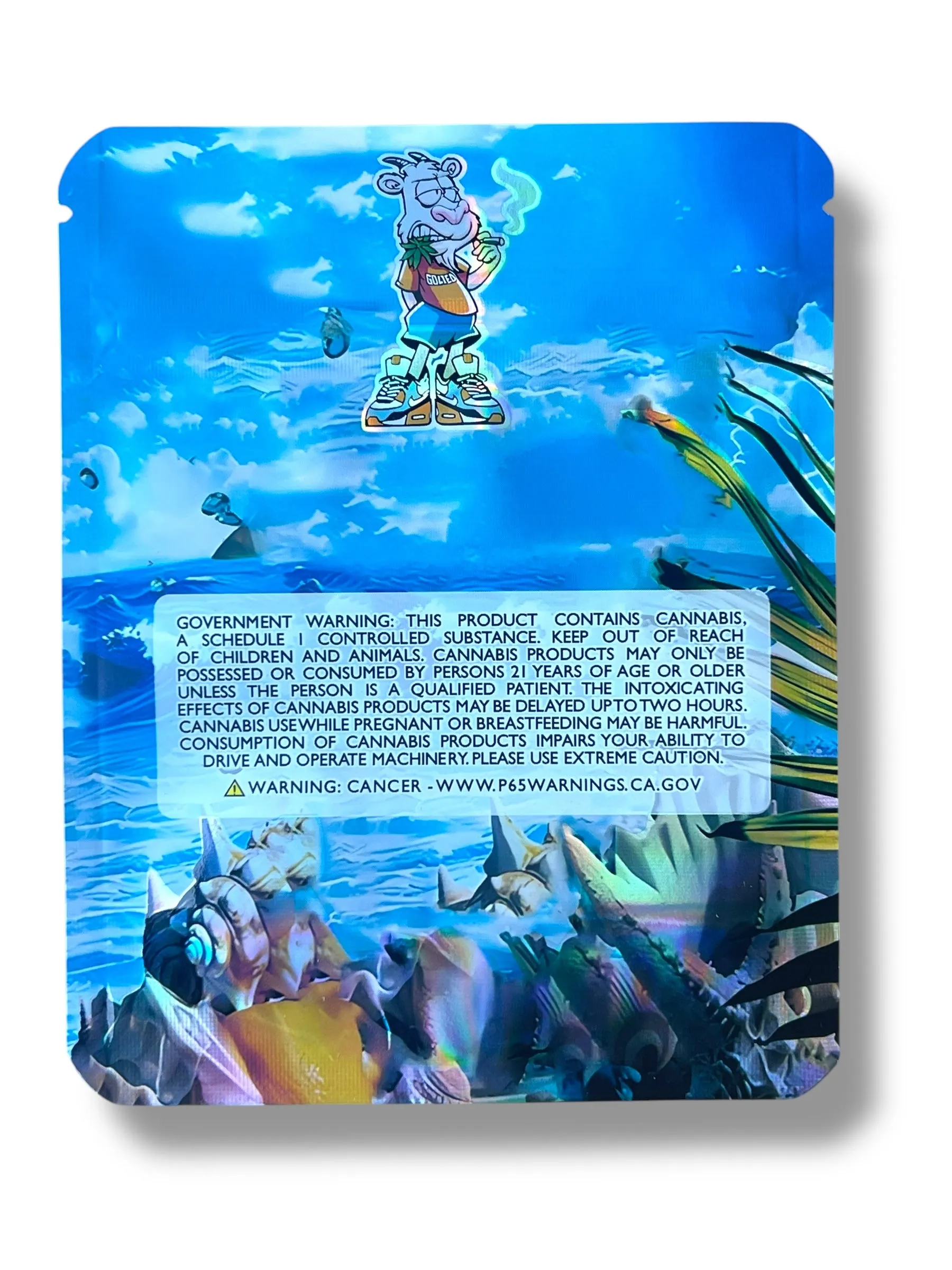 Goated Ocean Breeze Mylar Bag 3.5 Grams