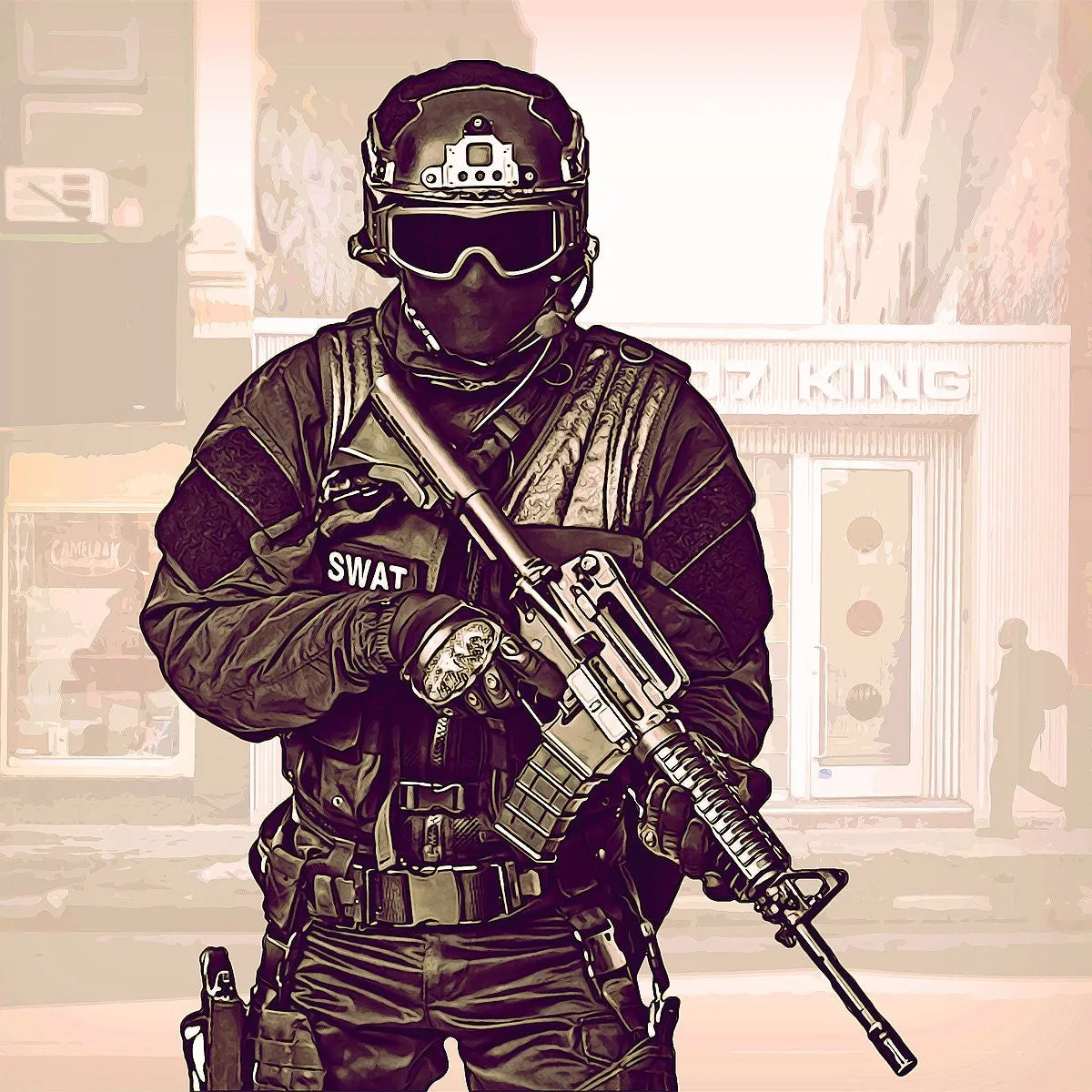 Grand Theft Art Photoshop Action