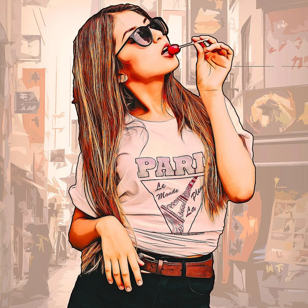 Grand Theft Art Photoshop Action