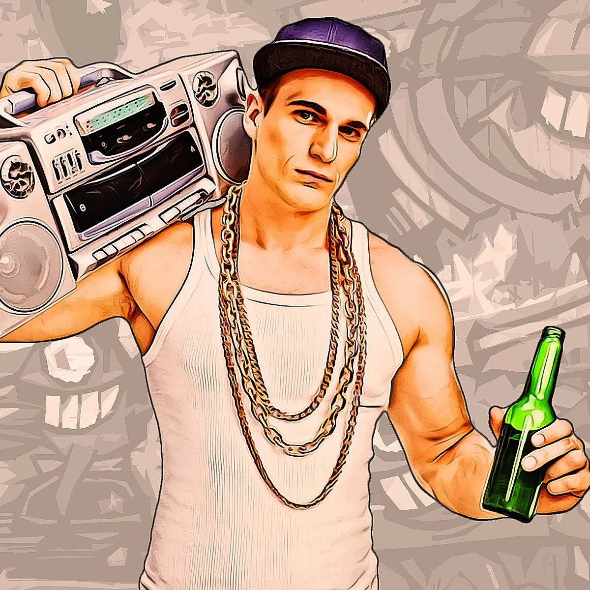 Grand Theft Art Photoshop Action