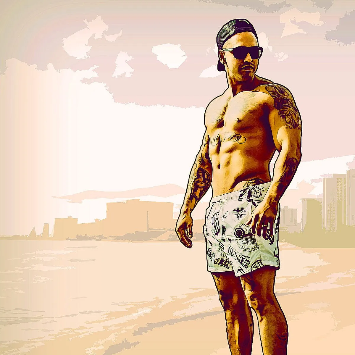 Grand Theft Art Photoshop Action
