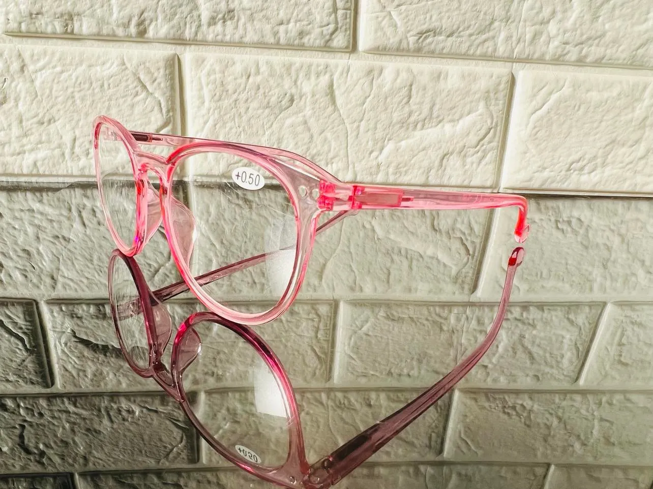 Great Quality Fashion Blue Light Blocking Readers - Pink-  .50