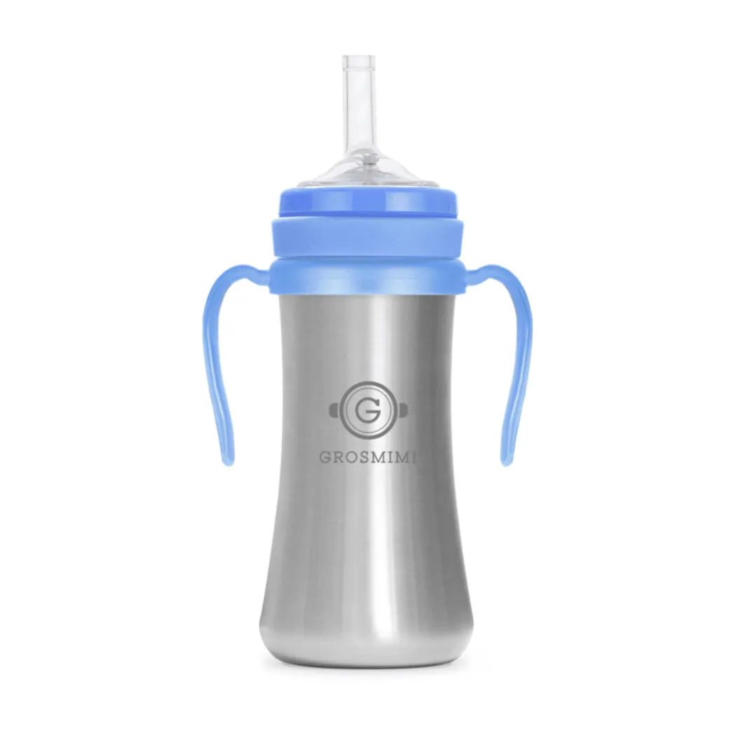 Grosmimi Stainless Straw Cup 200ml Red