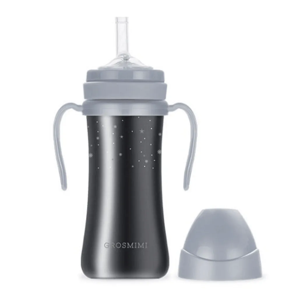 Grosmimi Stainless Straw Cup 200ml Red
