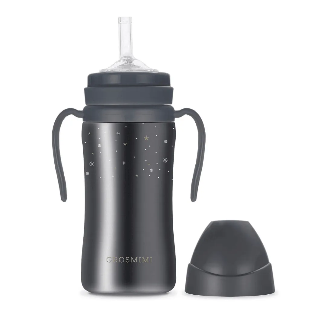 Grosmimi Stainless Straw Cup 200ml Red