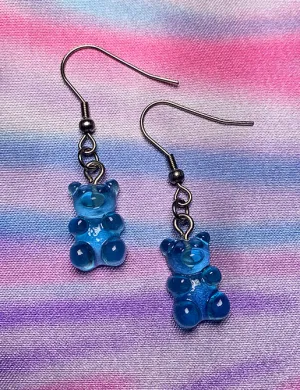 GUMMI BEAR EARRINGS - BLUE