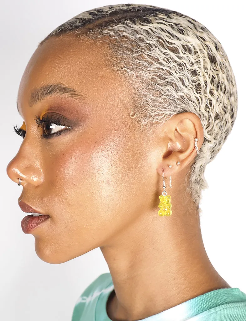 GUMMI BEAR EARRINGS - GREEN