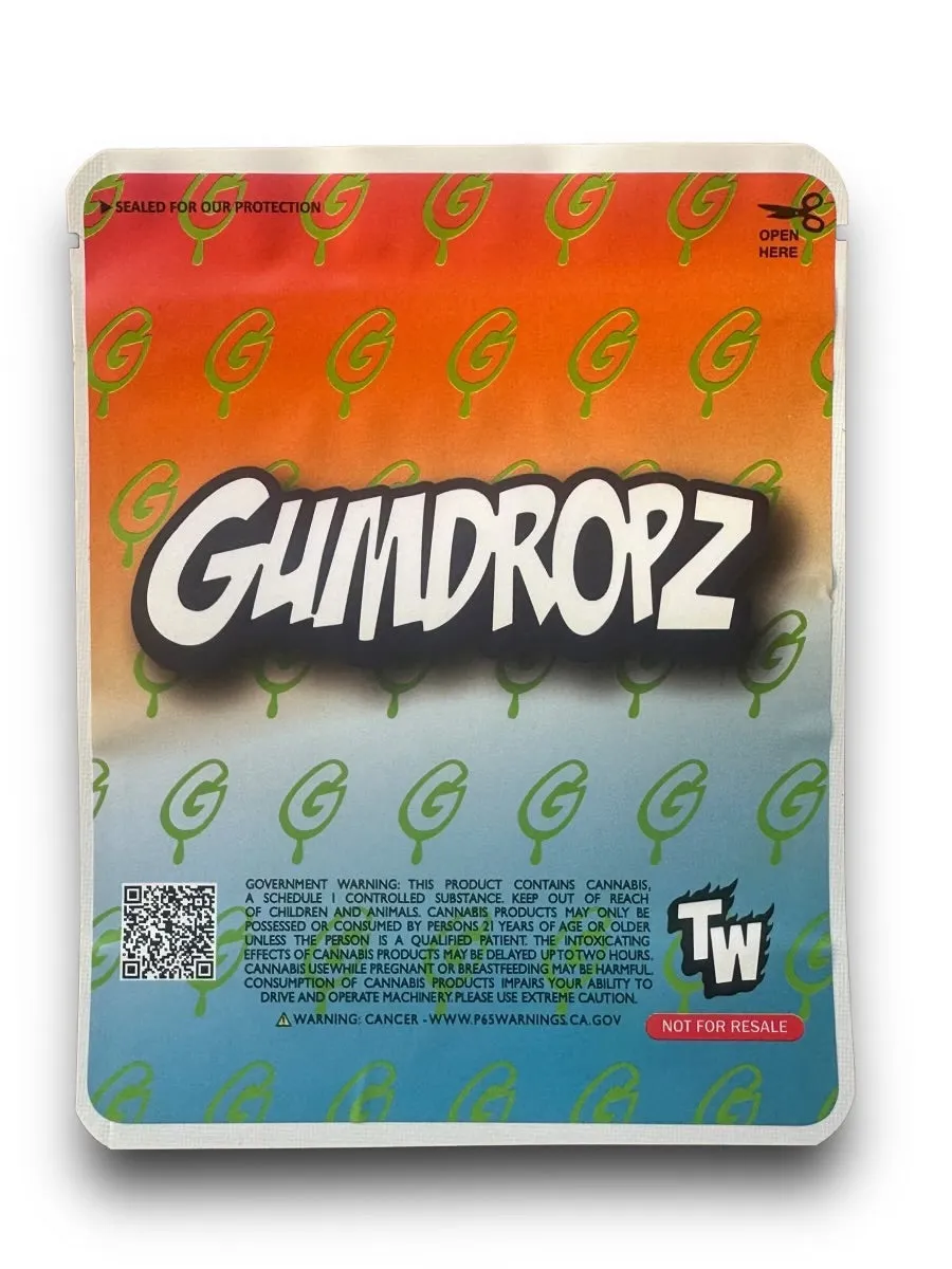 Gummy Wormz (Soft Sticker) Mylar Bag 3.5 Grams