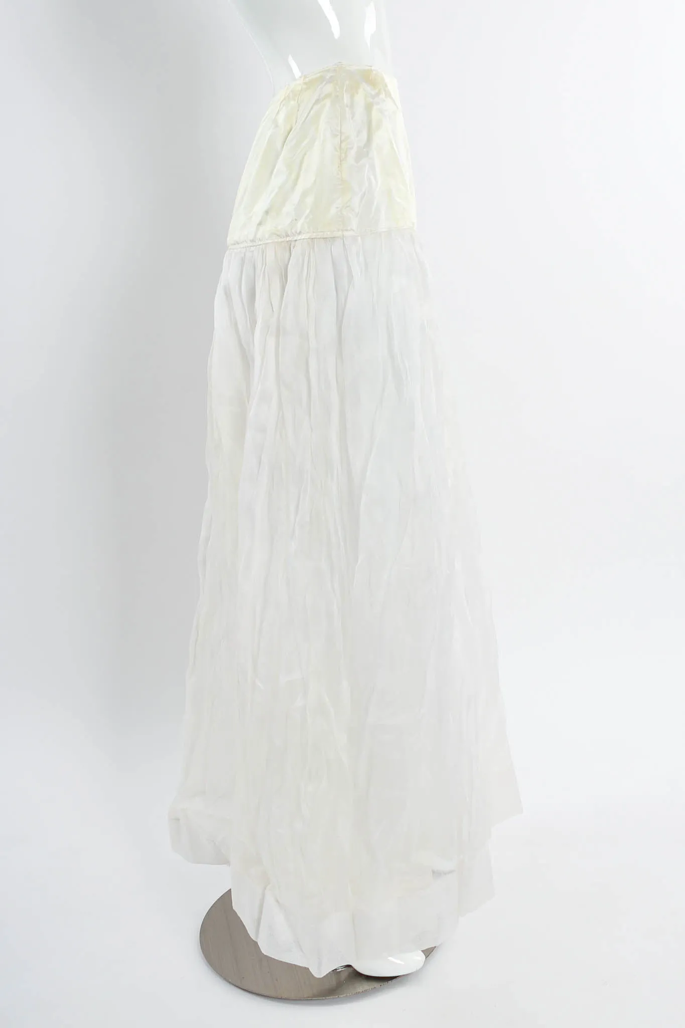 Hand Pleated Linen Skirt